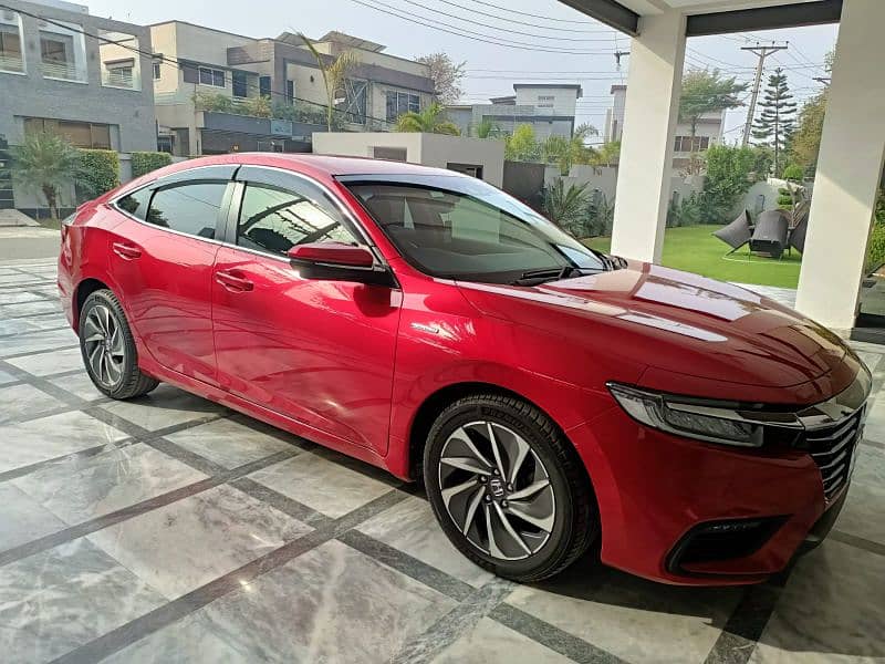 HONDA INSIGHT 2019 IMPORT 2021 wine Color 1