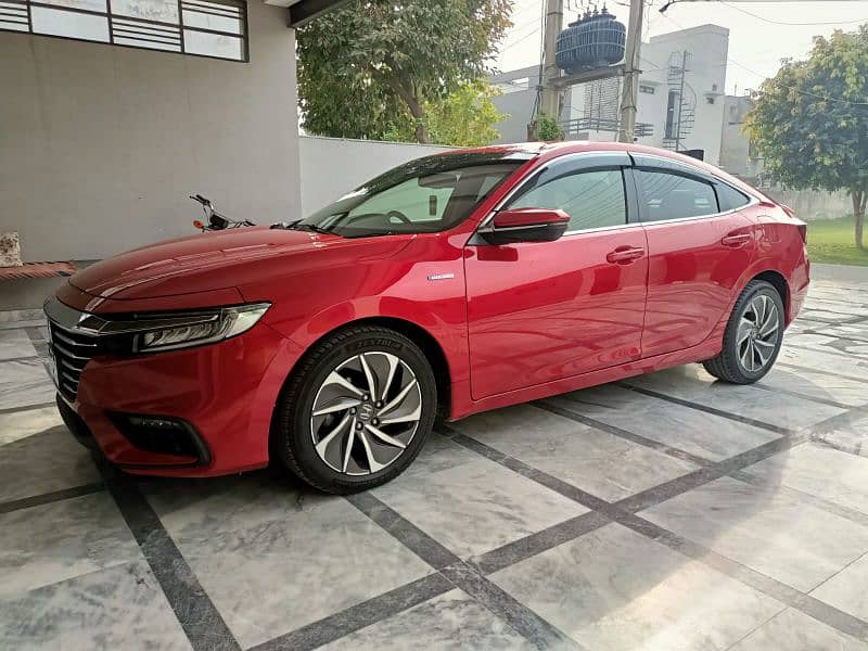 HONDA INSIGHT 2019 IMPORT 2021 wine Color 2