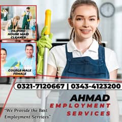 Cook | Cleaner | Housekeeper | Maid Service | Filipino Maid | Couple