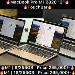 MacBook Pro M1 256GB 16GB 8GB Ram 2020 13 Inch M2 M3 2022 2024 Air