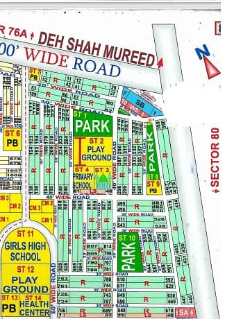 120 Sq Yds Plot For Sale in Sector 73, 74 and 81, Taiser Town MDA Scheme 45 4