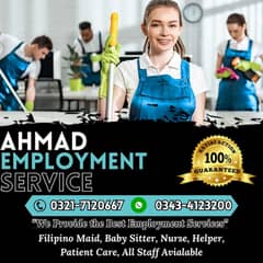 Maid Babysitter Helper Cook Nurse Domestic Staff Employment Agency Chf