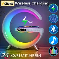 Multi-Functional Mini Wireless Charging Pad with Bluetooth Speaker 0