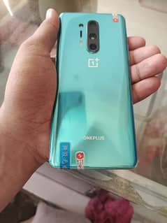 One plus 8 pro green color New condition water Pak mobil no openend