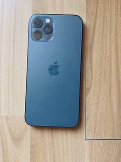 APPLE  iphone 12 pro 256 pta approved blue with box cable