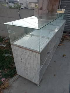 8ft glass woden rack for sale