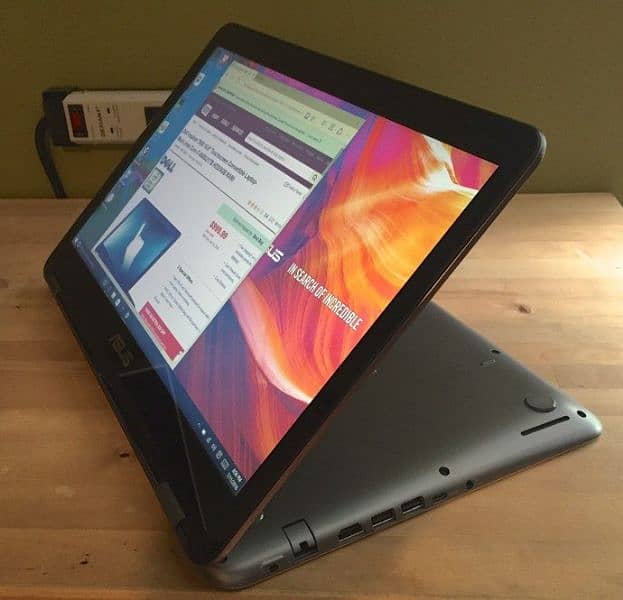 Asus Touch screen 360°yoga Laptop 6th Gen 8GB Ram 128GB SSD+500GB HDD 10