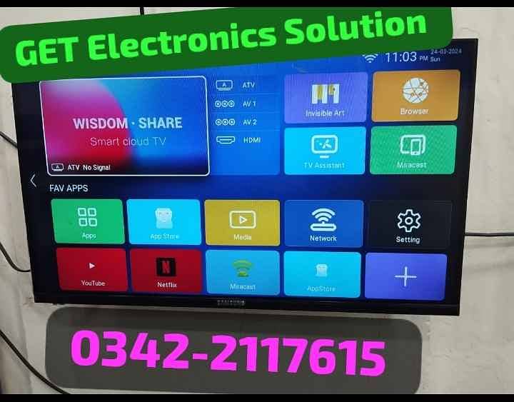 LED TVs USED CONDITION - 32", 40", 43" Smart Android LED TV Available 1