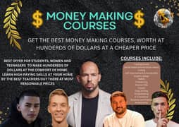 BEST MONEY MAKING COURSES (Hustlers university course & MANY MORE)