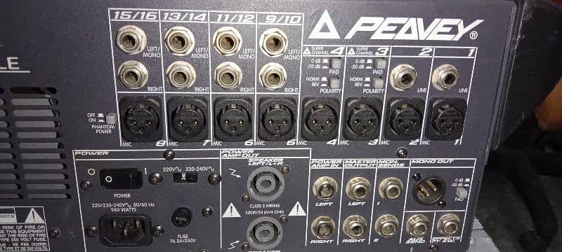 Peavey Audio Mixer XR886 Made in USA Original 10/10 Guanine03365773600 3