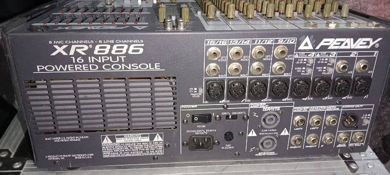 Peavey Audio Mixer XR886 Made in USA Original 10/10 Guanine03365773600 11