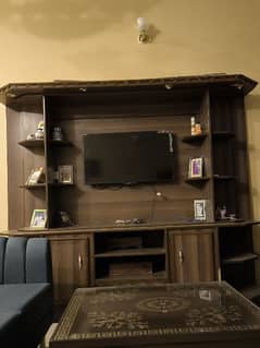 TV Lounge Main TV shelf with Cabinets and drawers