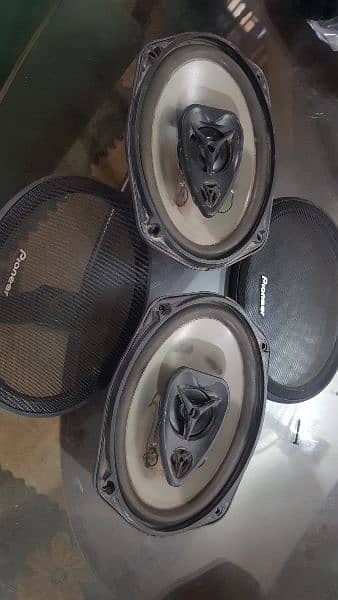 Car speaker pair. . . Car amplifier and Pioneer CD changer 6