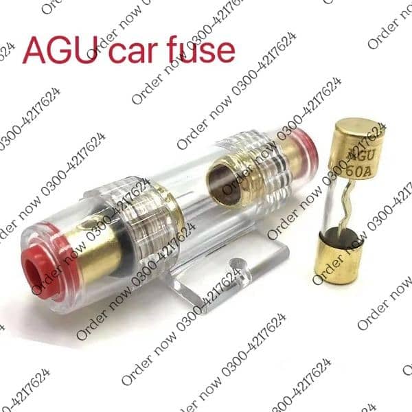 car safety Audio Fuse Box 4/8 and 10 Wire with 60AMP Fuse 60A/80A 0