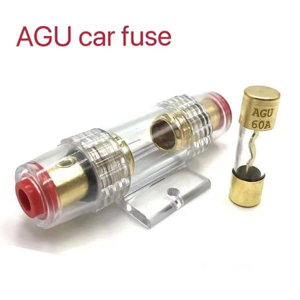 car safety Audio Fuse Box 4/8 and 10 Wire with 60AMP Fuse 60A/80A 9