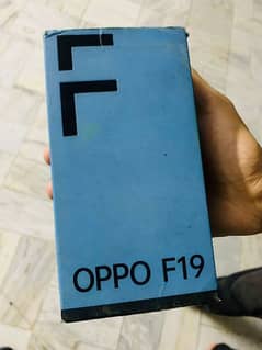 oppo f19 with box and charger