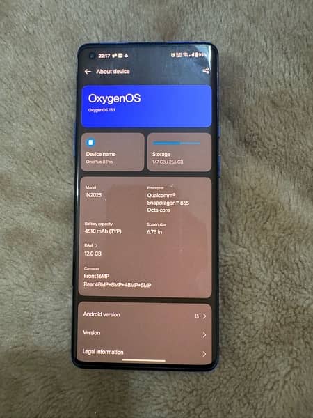OnePlus 8 Pro 12/256GB Dual Physical Global Version 6