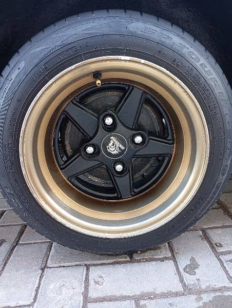 Deep Dish Rims +Tyre For Sale 1