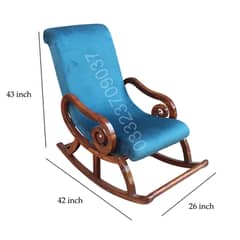 RC1 chinioti Wooden rocking chair with poshish , relaxing chair