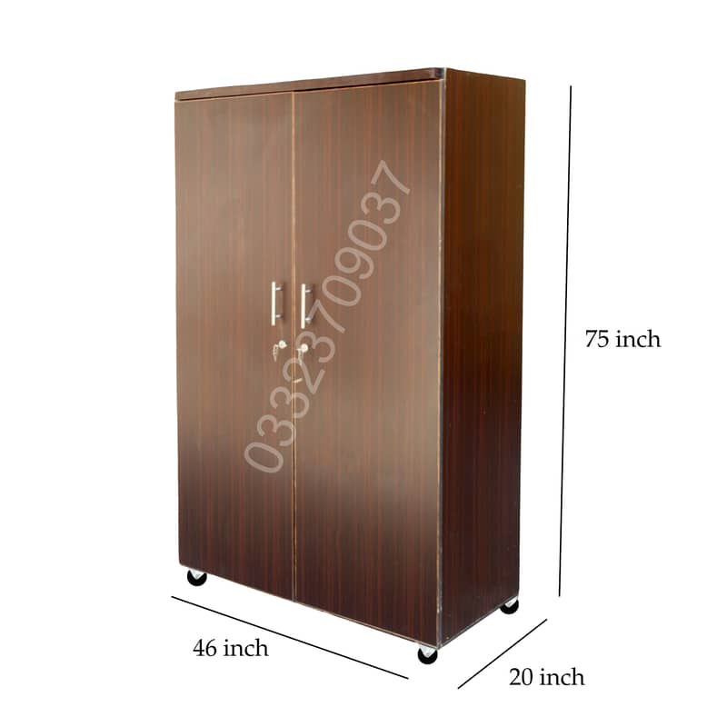 4 drawer 6x4 feet wooden cupboard alamari wardrobe safe cabinet 3