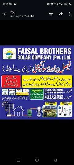 Electrical and solar installer are available