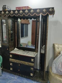 king size bed side tables and dressing table for sale 0