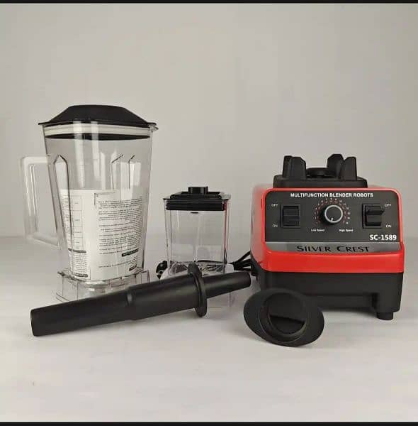 Heavy Duty Silver Crest SC-1589 Commercial High Speed Juicer Blender 1