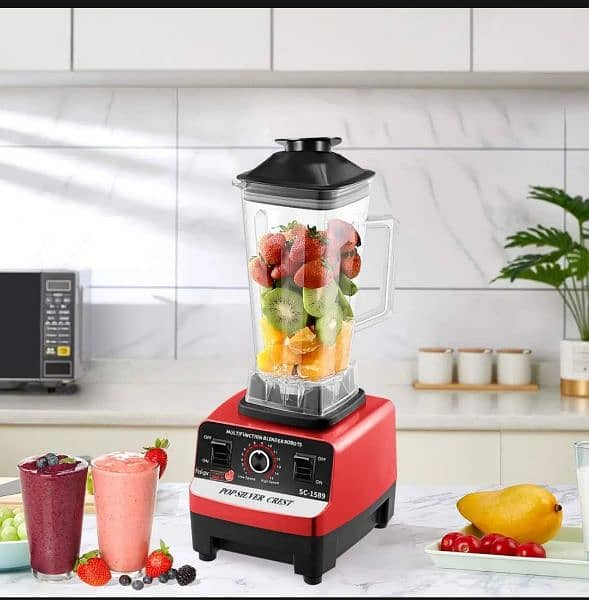 Heavy Duty Silver Crest SC-1589 Commercial High Speed Juicer Blender 2