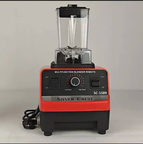 Heavy Duty Silver Crest SC-1589 Commercial High Speed Juicer Blender 11