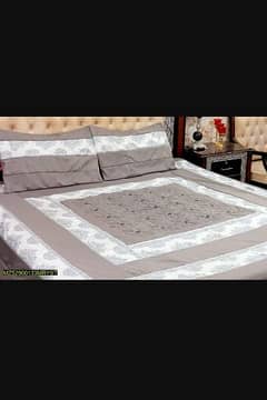3 PC's cotton sotton patchwork double bedsheet