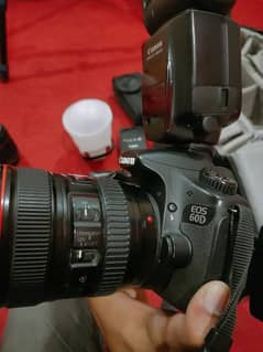 Canon 60D with studio setup