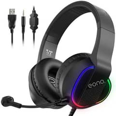 Eono Rgb Gaming Headphone with active noise cancellation mic Headset