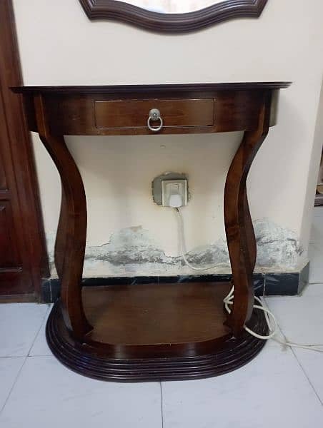 Elegent wooden Console with Mirror 5