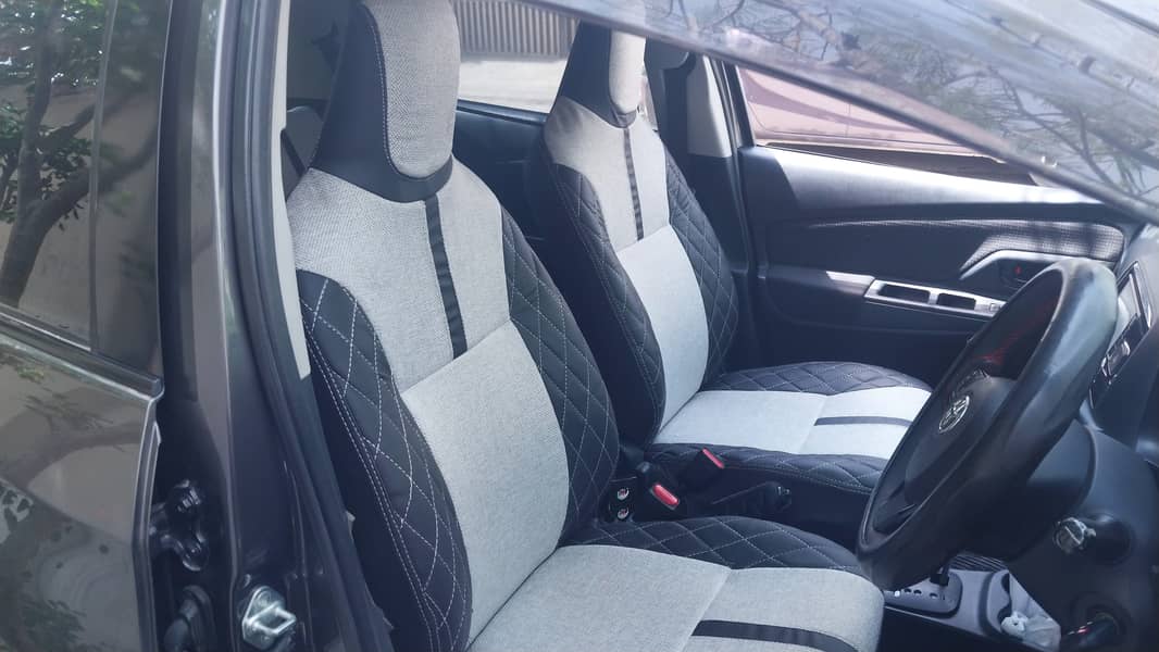 toyota Vitz New Shape 2017 Car seat Covers 1