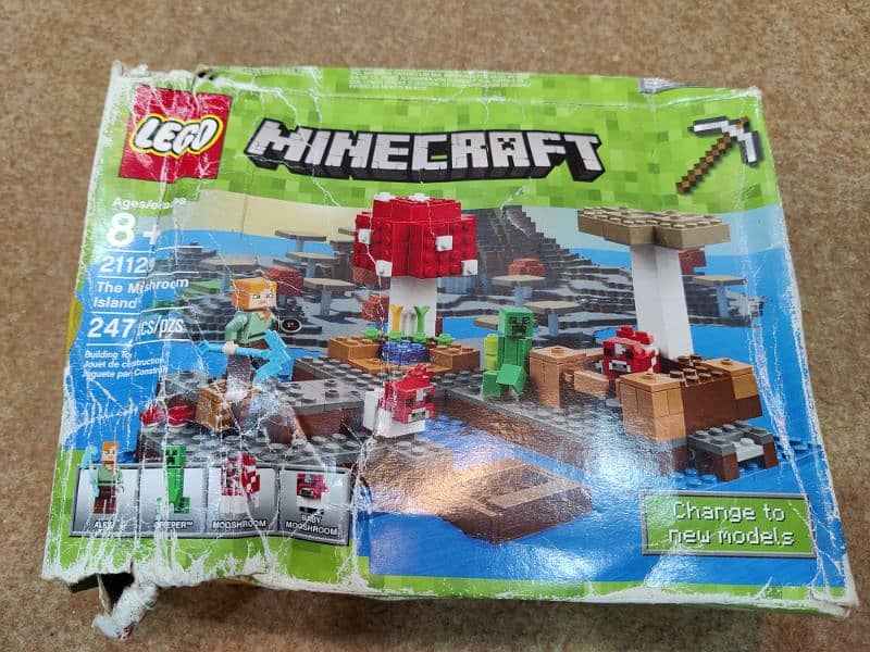 Lego Minecraft the mashroom Iceland Pack 4