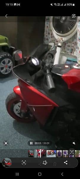 Electric toy bike good condition 4