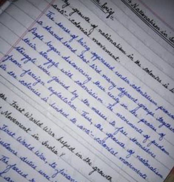 Handwriting. 6