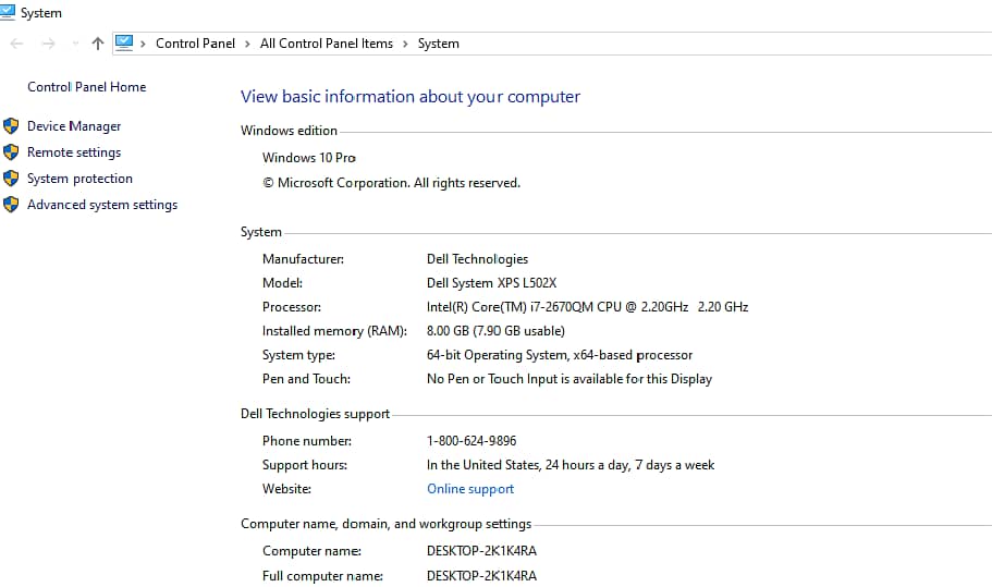 Core i7 2nd generation #Laptop XPS L502X ( 8gb ram } { 120GB SSD 3
