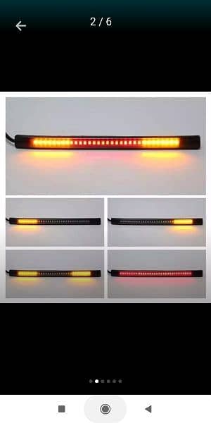 Car & bike LED Brake Light Flexible with Turn Signal Option waterproof 9