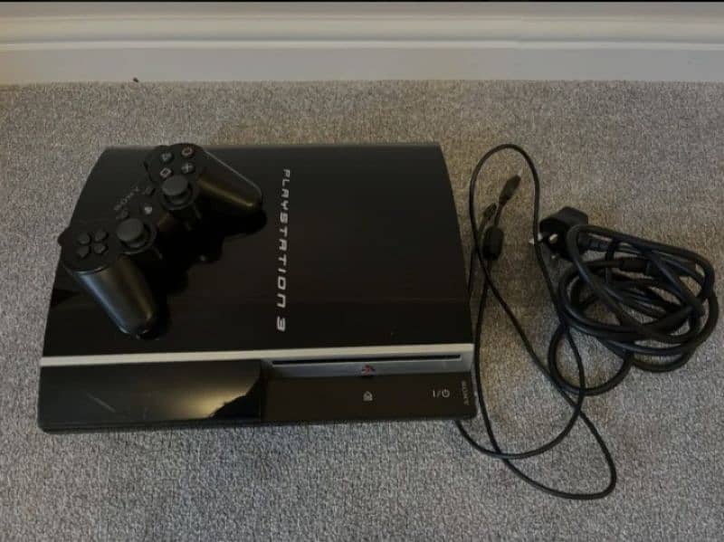 PlayStation 3 fat 500gb with 1 console with gta 5 cd 0