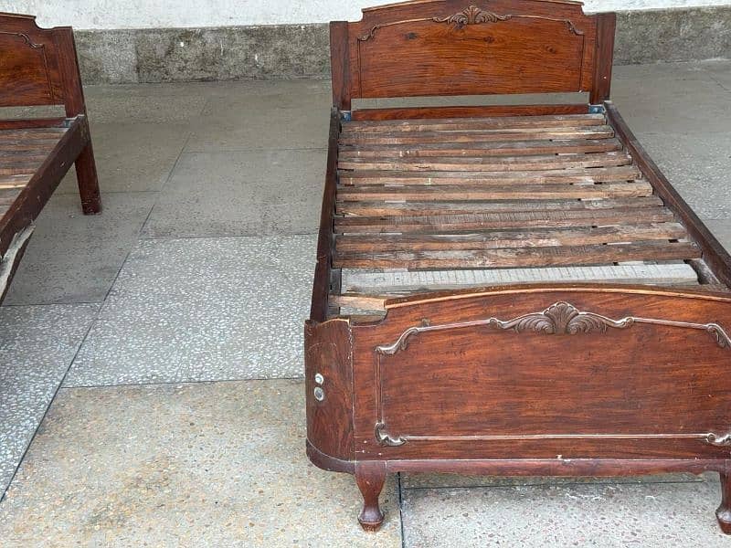 Double Bed Fully Wooden 6