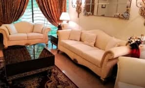 Sale Used 6 Seater solid wooden Sofa 0