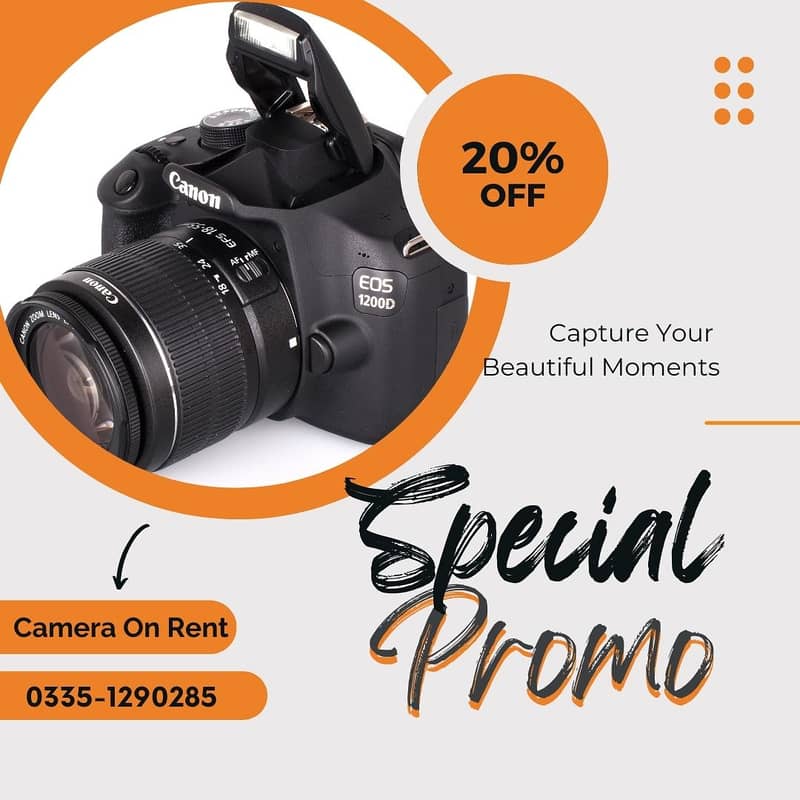 DSLR camera on Rent 0