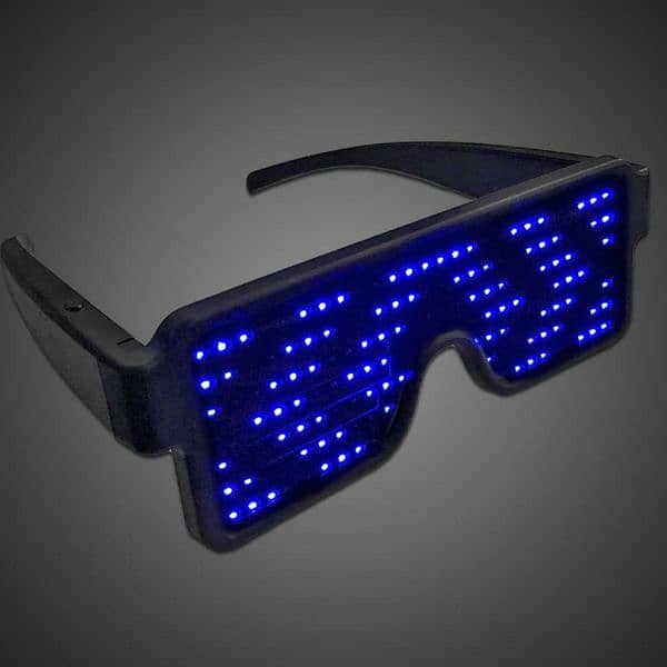 LED lighting chargeable magic glasses 0