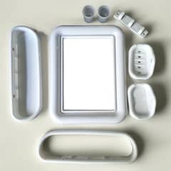 Basin Mirror Set All in One. Ideal for Bathroom, Bedroom and others