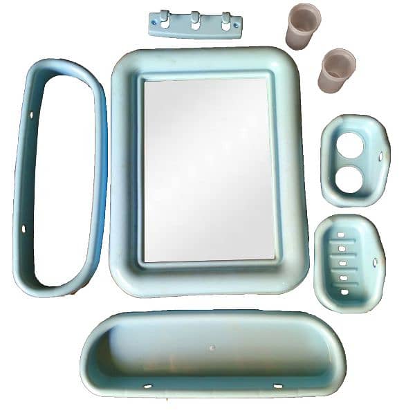 Basin Mirror Set All in One. Ideal for Bathroom, Bedroom and others 3