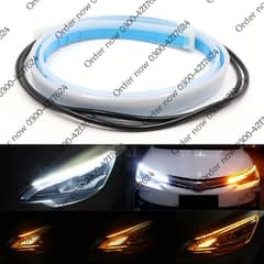 Cars DRL LED Daytime Running Lights Auto Flowing Turn Signal Gui