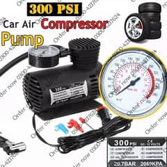 Portable 12 Volt Electric Car Air Pump Car Air Compressor Car Ty
