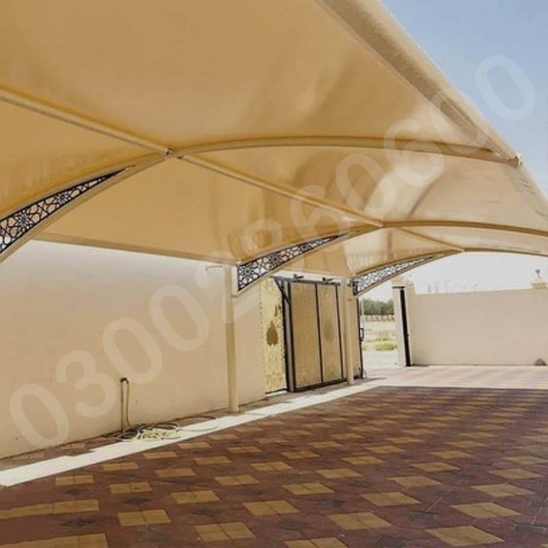 Fiber sheet / parking shed / car parking shade / fiber shade 5