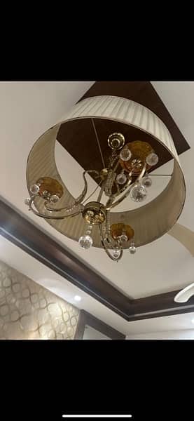 CHANDELIER ,  VERY GOOD CONDITION AND WORKING 3